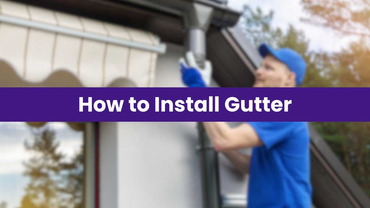 how to install gutter